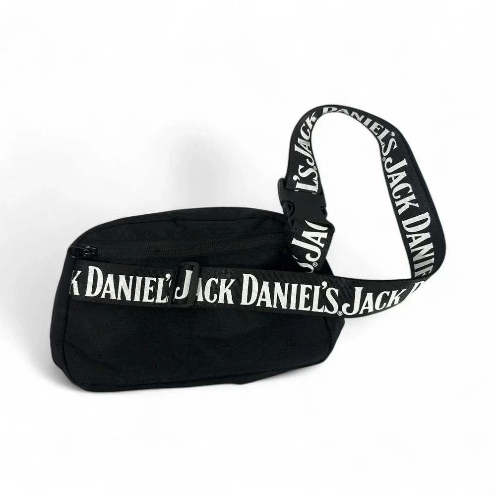 Jack Daniels Fanny pack / bum‎ bag black and white